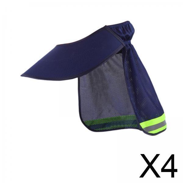 Sun Hat Wide Brim - 4x Hard Hat Shade with Reflective