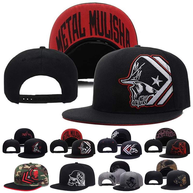 Unisex Skeleton Embroidery Bas - огляд і ціна Snapback Hat Flat