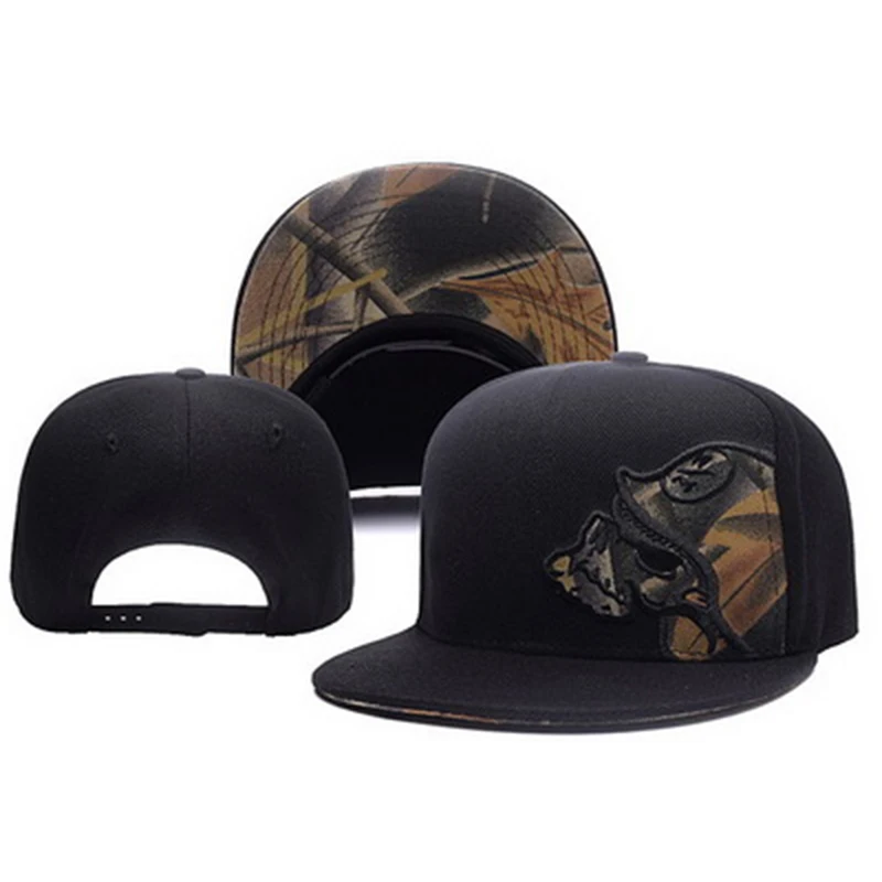 Unisex Skeleton Embroidery Bas - огляд і ціна Snapback Hat Flat