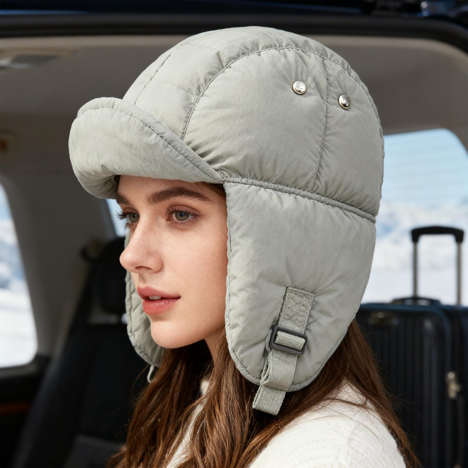 Trapper Hat Warm Headwear With - огляд і ціна Trapper Hat Ear Flap