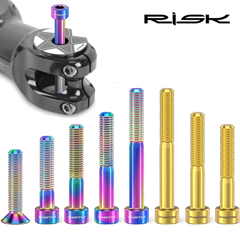 RISK Bike Titanium Bolt Screw  - огляд і ціна Snapback Hat Flat