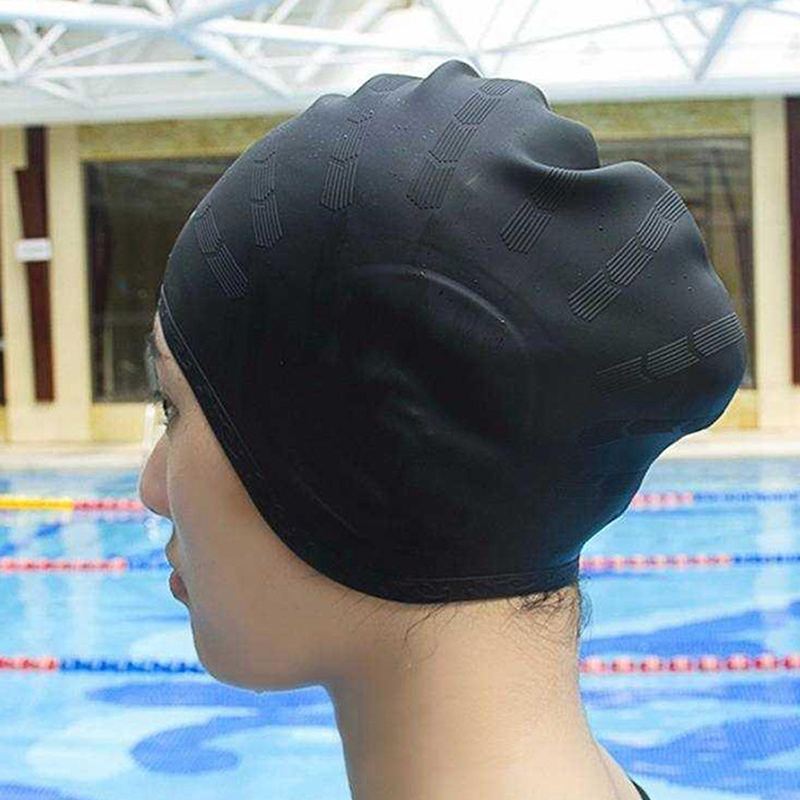 New【Adults High Elastic Swimmi - огляд і ціна Swim Hat Silicone