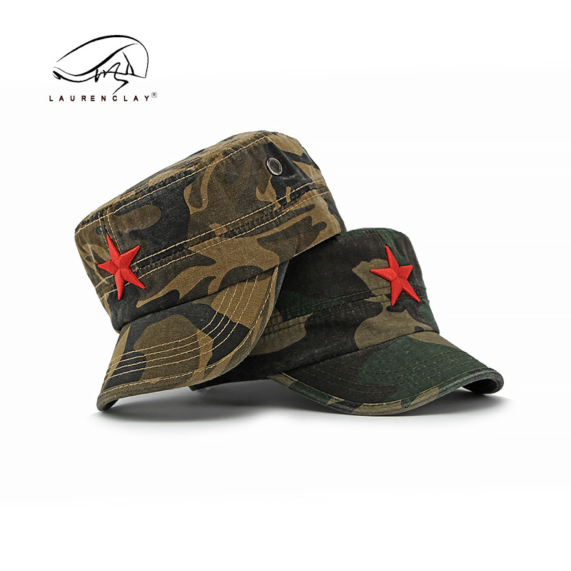 Men's Camouflage Flat Top Base - огляд і ціна Dad Hat Cotton
