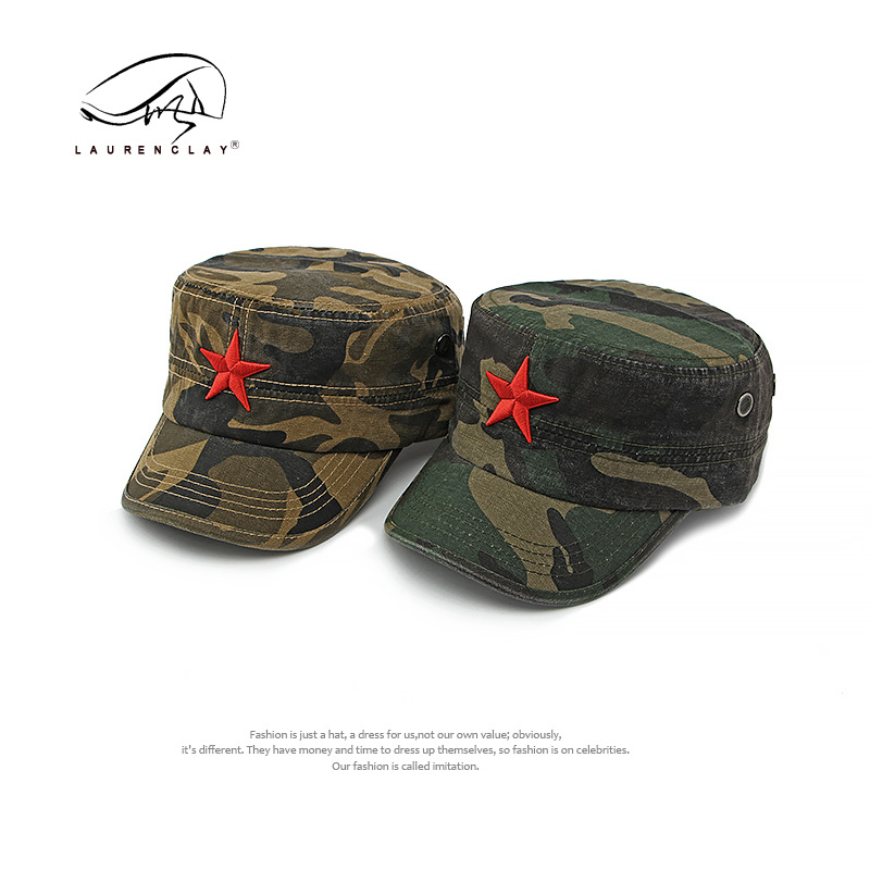 Men's Camouflage Flat Top Base - огляд і ціна Dad Hat Cotton