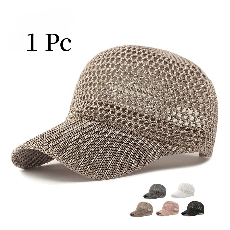 Men Women's Breathable Mesh Ba - огляд і ціна Baseball Cap Structured