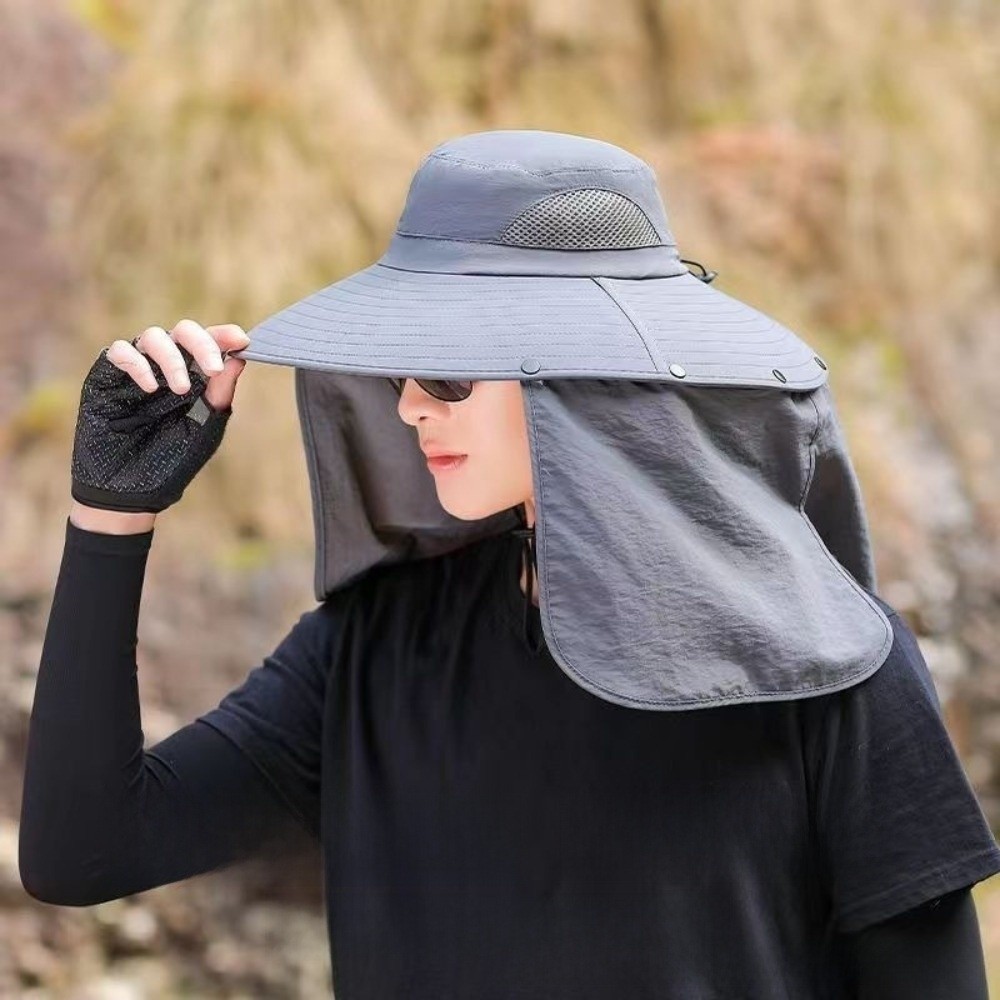 Casual Cloth Men Sun Hat Neck  - огляд і ціна Visor Sun Hat