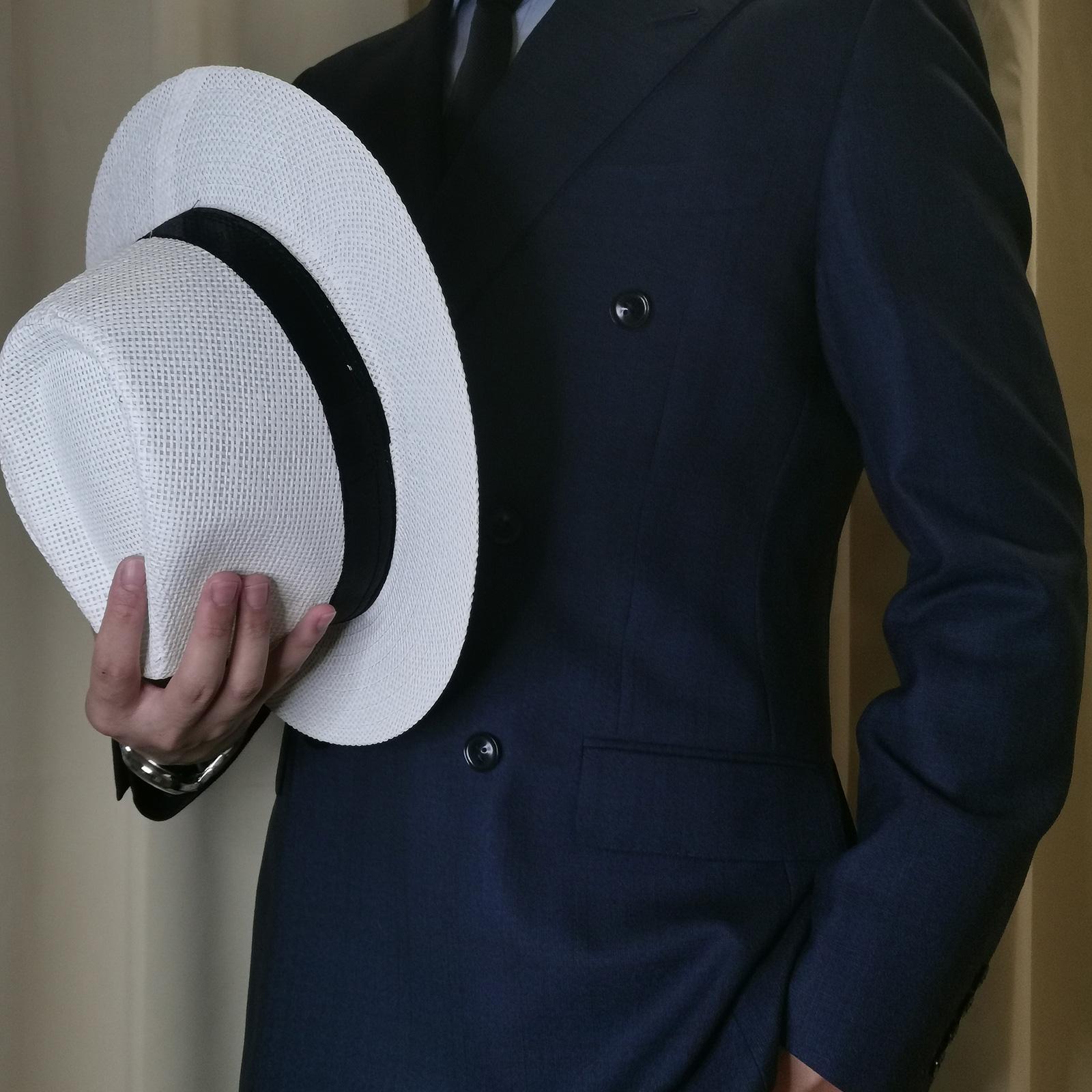Men Summer Panama Straw Hat Na - огляд і ціна Cowboy Hat Straw