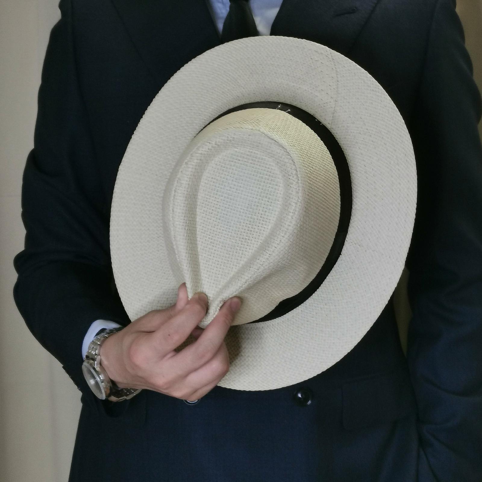 Men Summer Panama Straw Hat Na - огляд і ціна Cowboy Hat Straw