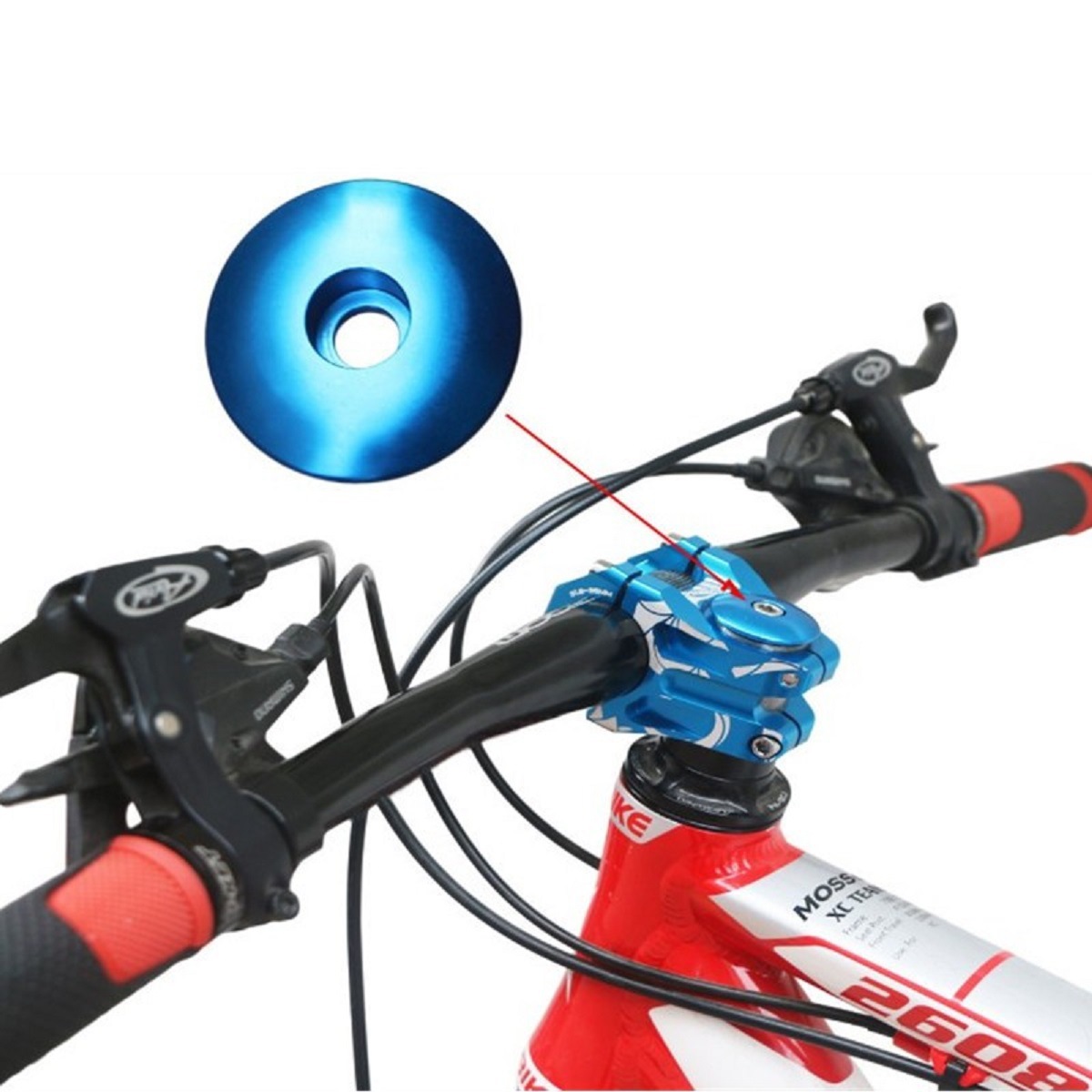 1-1/8 Inch Aluminum Bike Heads - огляд і ціна Snapback Hat Flat