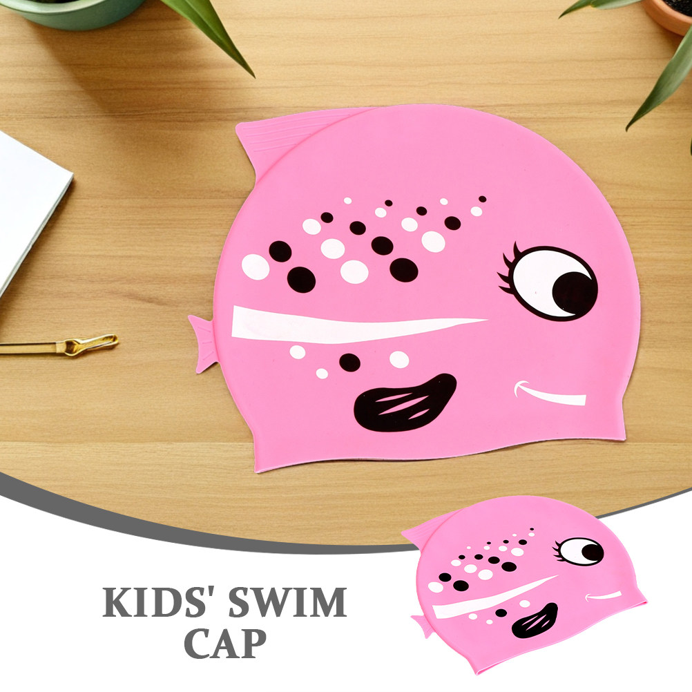 2Pcs Childrens Silicone Swimmi - огляд і ціна Swim Hat Silicone