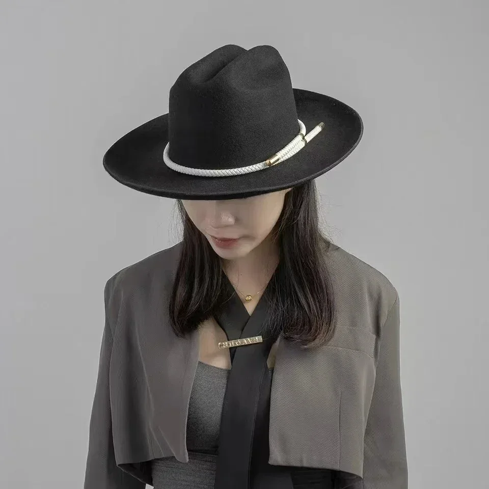 2025  New retro ins chic winte - огляд і ціна Fedora Hat Wool