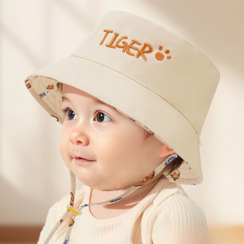 Letter Embroidered Baby Bucket - огляд і ціна Bucket Hat Cotton