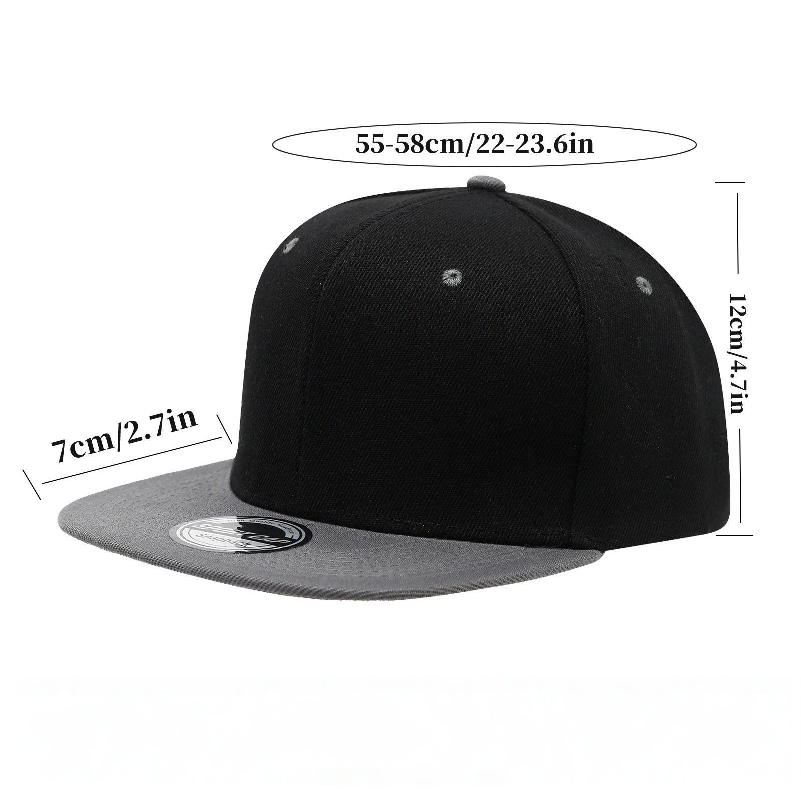 Custom Logo Snapback Caps Men  - огляд і ціна Snapback Hat Flat