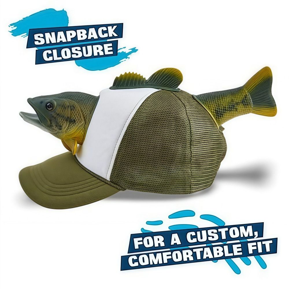 Funny 3D Fish Animal Trucker H - огляд і ціна Trucker Cap Mesh