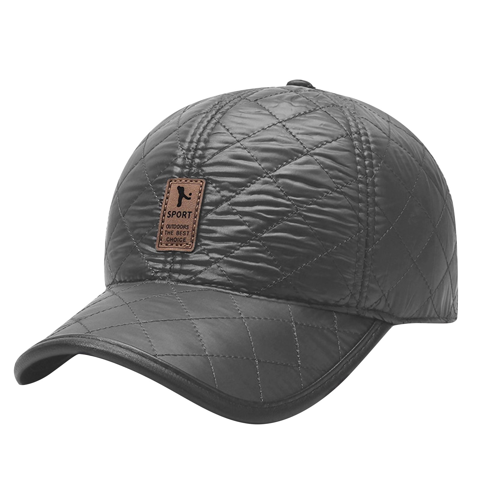Winter Men PU Baseball Cap War - огляд і ціна Winter Trapper Hat