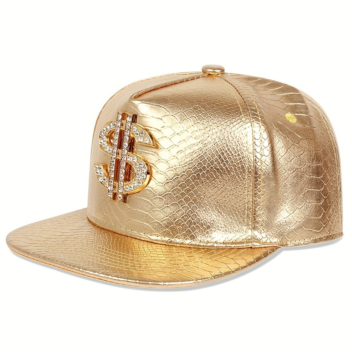 Leather Metallic Dollar Sign B - огляд і ціна Baseball Cap Structured