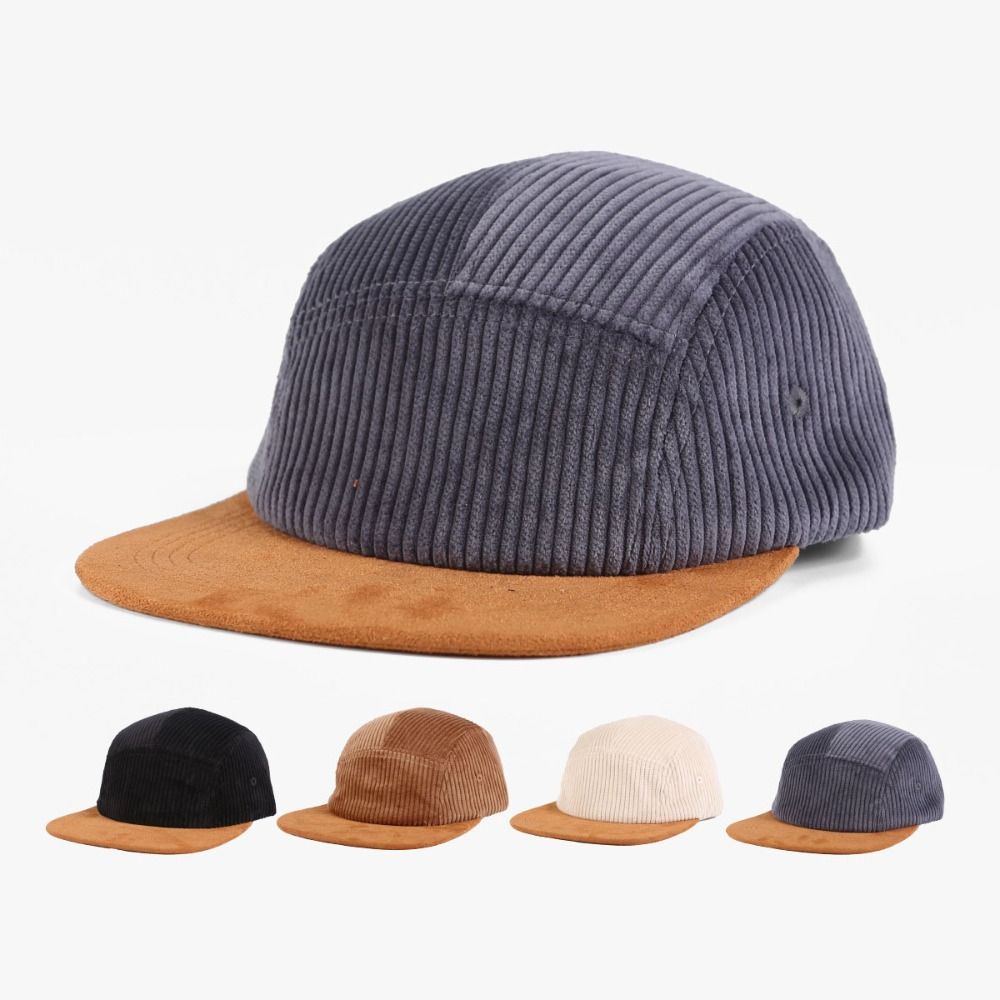 Versatile Retro Flat Brim Base - огляд і ціна Corduroy Cap 5 Panel