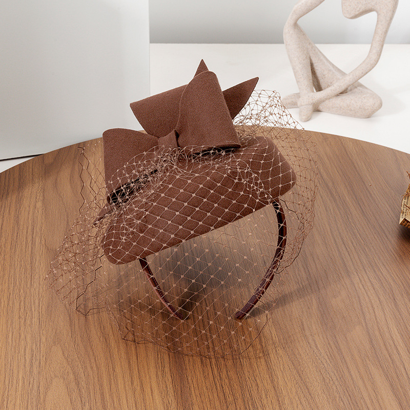 French Black Beret Fascinator  - огляд і ціна Beret French Wool
