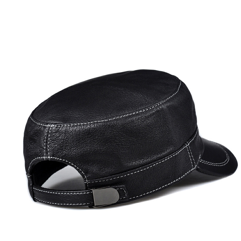 Trendy Lambskin Leather Flat T - огляд і ціна Baseball Cap Structured