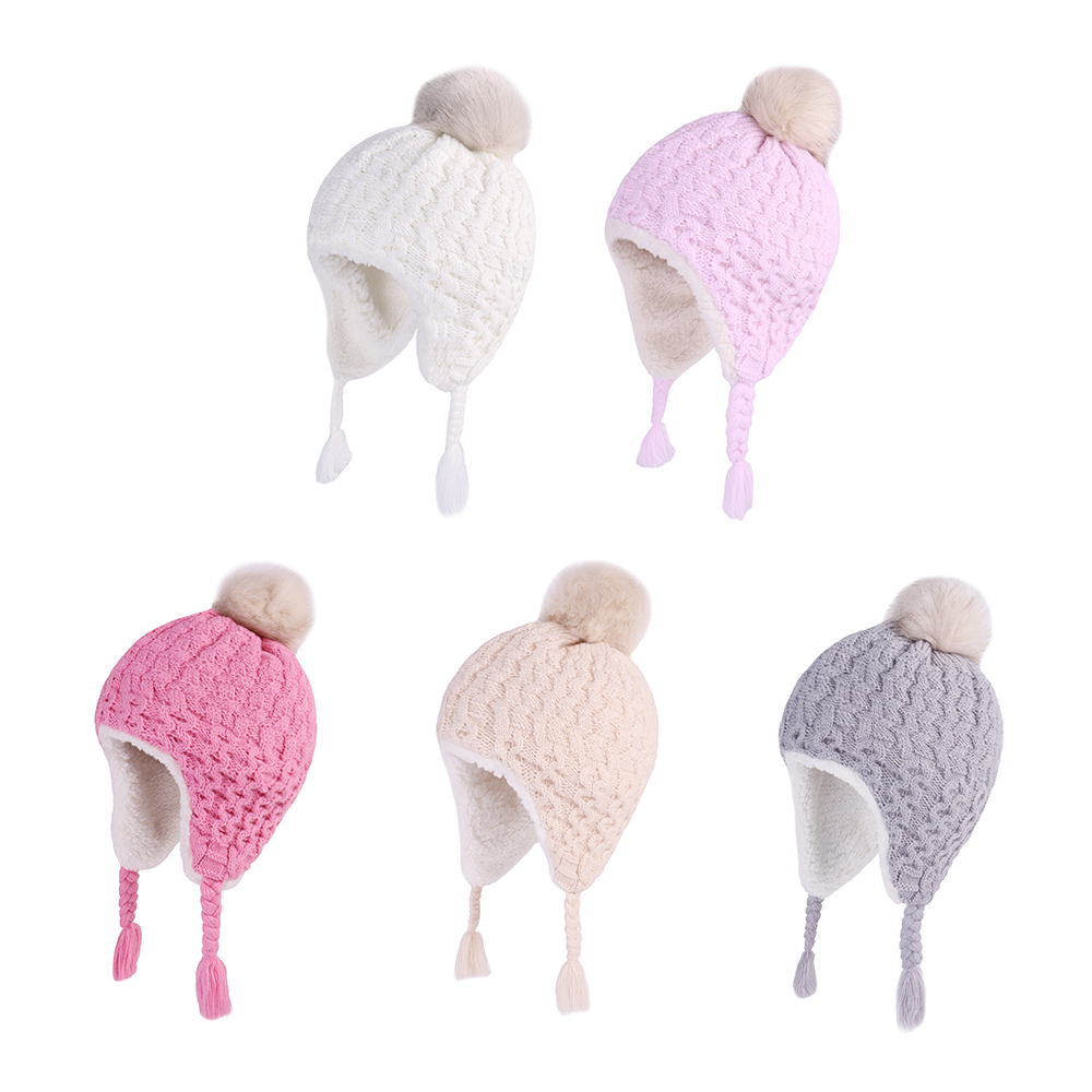 Baby Winter Knit Earflap Hats  - огляд і ціна Trapper Hat Ear Flap