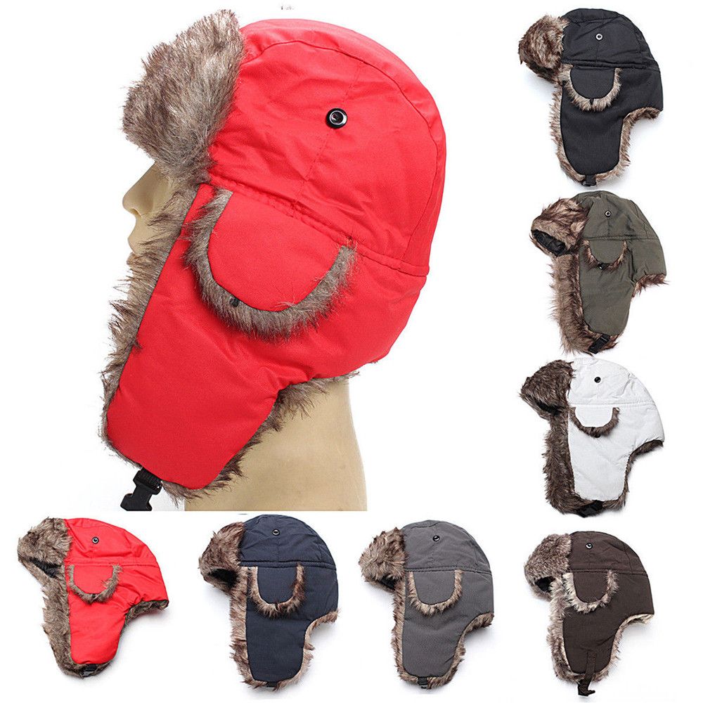 Warm Winter Fur Earflap Ski Ha - огляд і ціна Trapper Hat Ear Flap