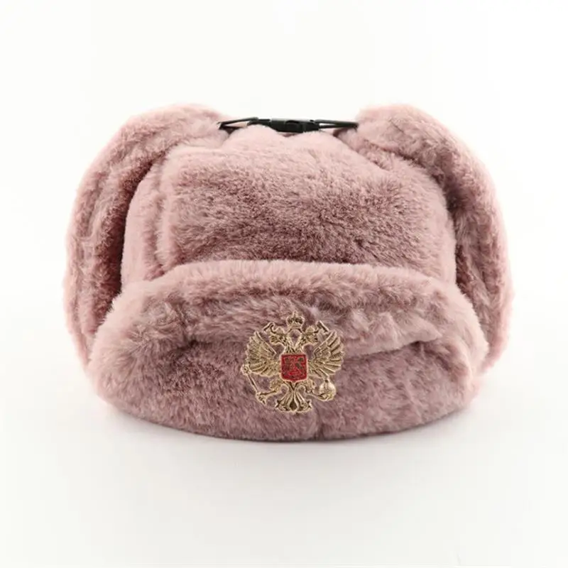 Soviet Badge Ushanka Men&Women - огляд і ціна Trapper Hat Ear Flap