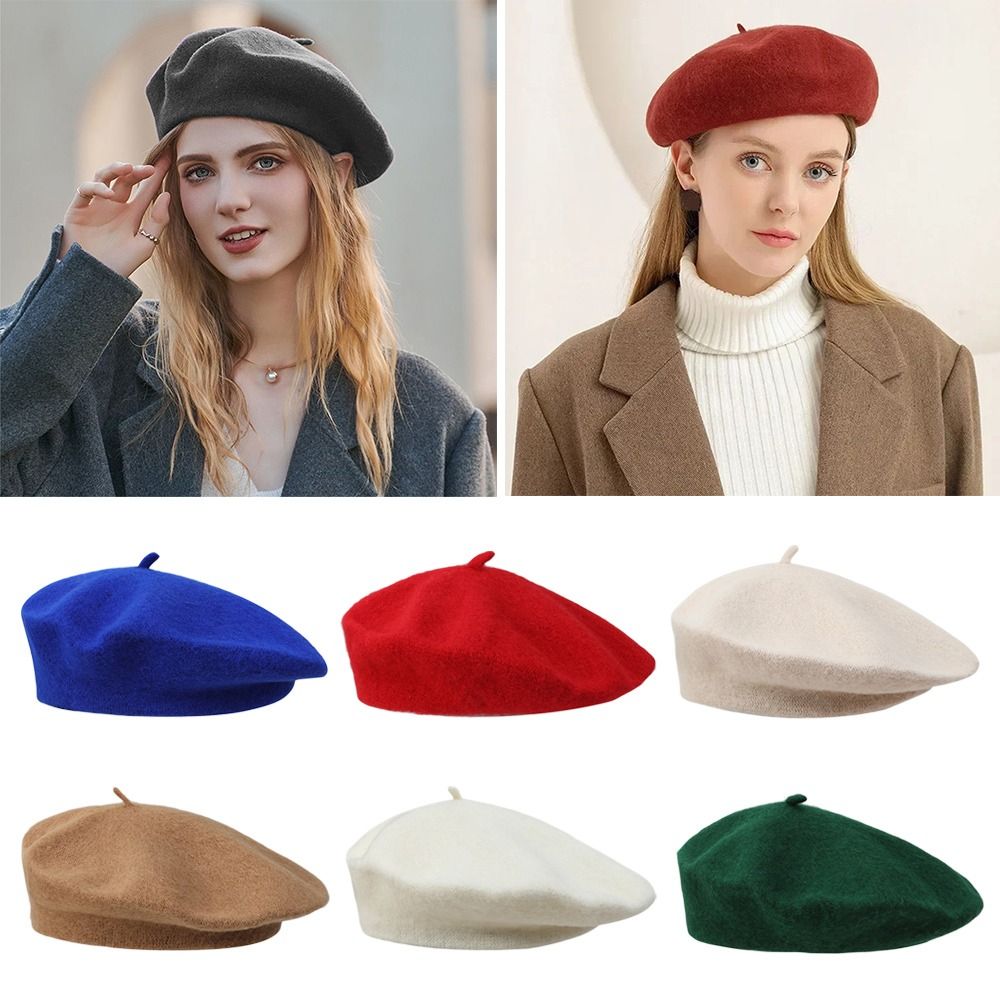 Fashion Warm Winter Wool Beret - огляд і ціна Beret French Wool
