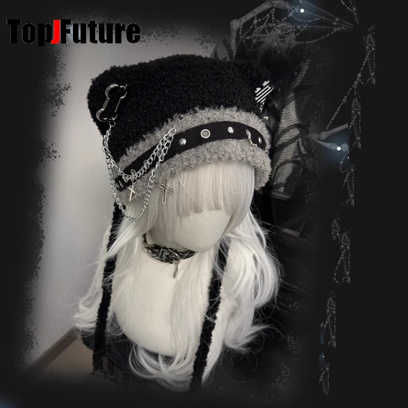 Women Japanese Harajuku Y2K Gi - огляд і ціна Winter Trapper Hat