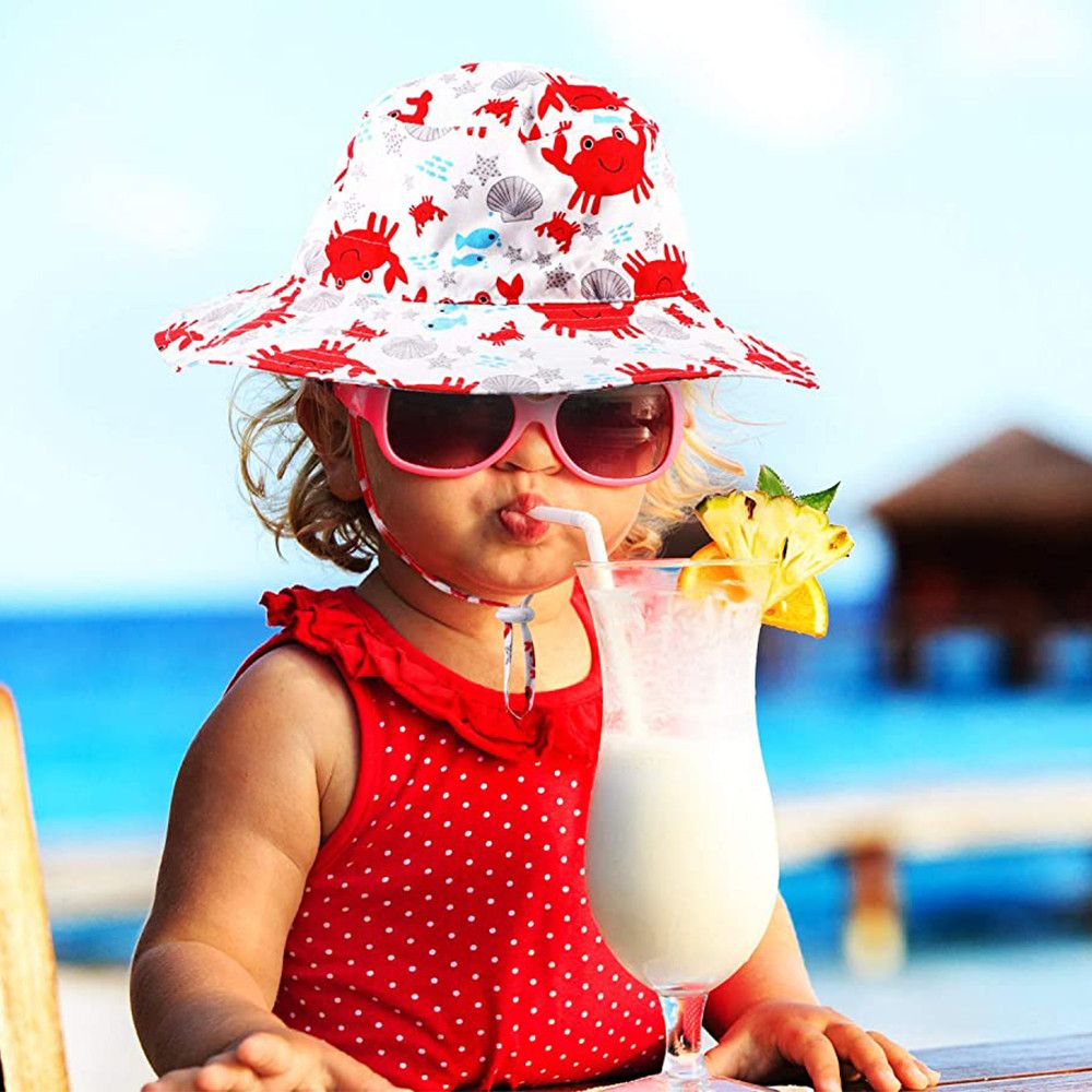 Summer Boys Girls Neck Ear Cov - огляд і ціна Sun Hat Wide Brim