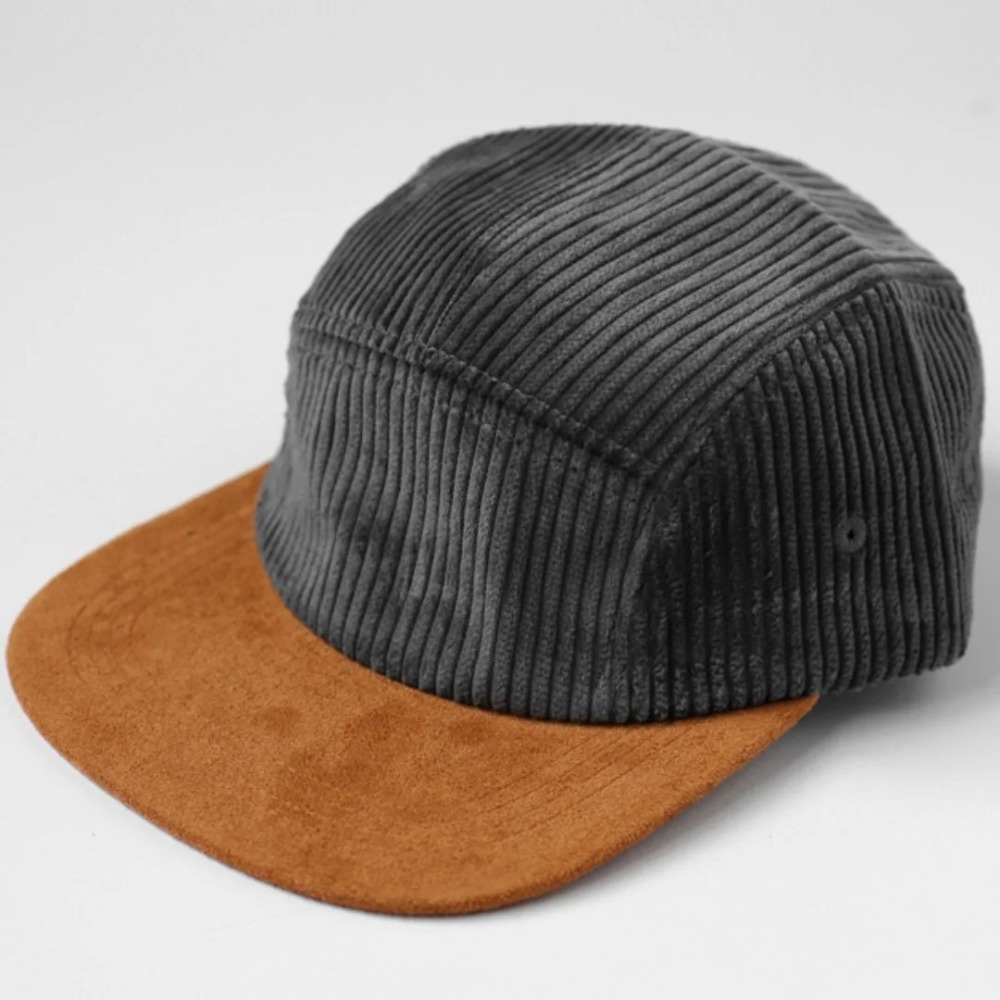 Casual Retro Flat Brim Basebal - огляд і ціна Corduroy Cap 5 Panel