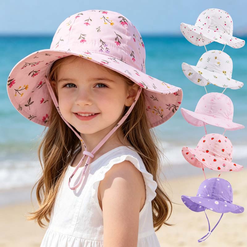 2026 Kids Girl Hats Summer Pri - огляд і ціна Bucket Hat Cotton