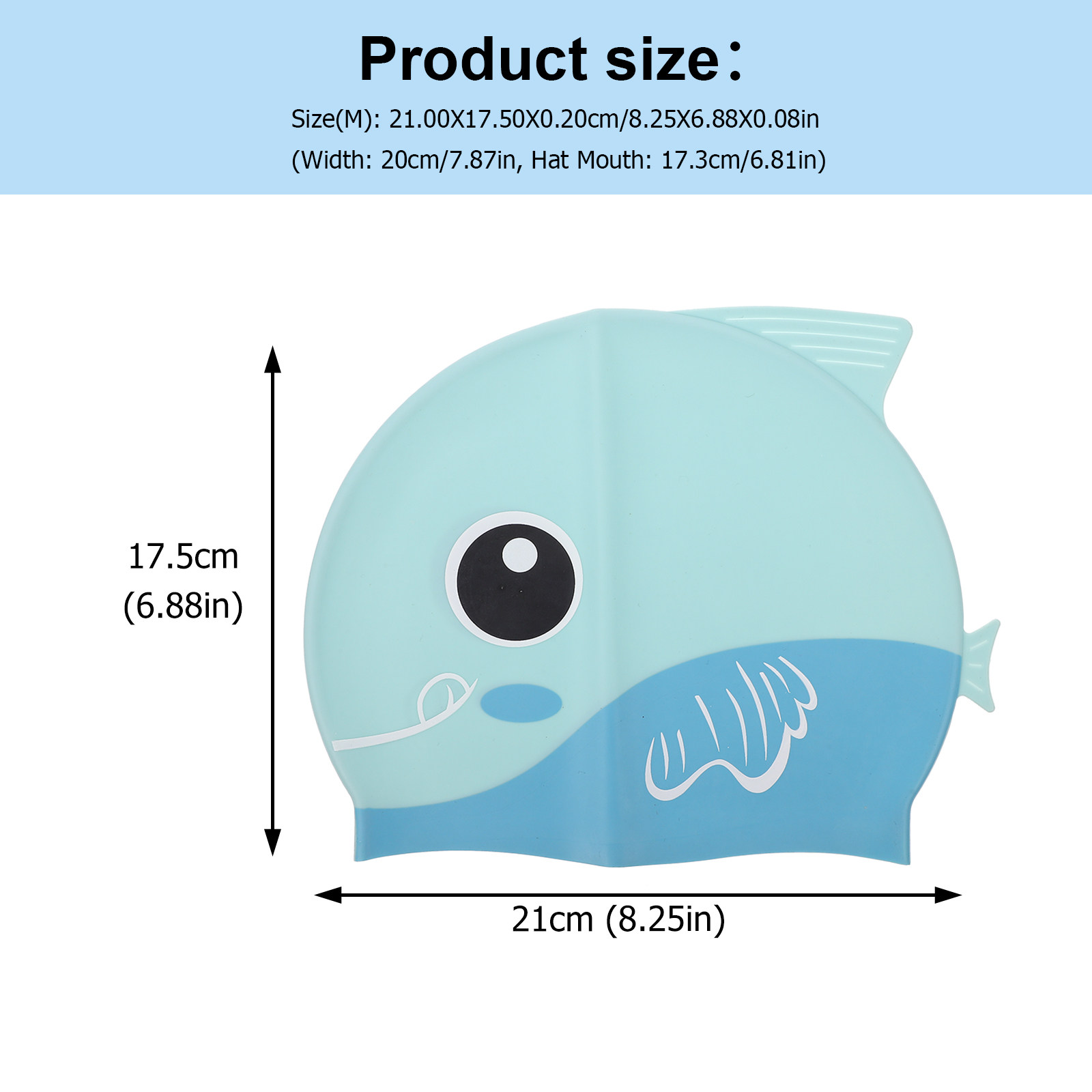 Silicone Swim Cap Cartoon Kids - огляд і ціна Swim Hat Silicone