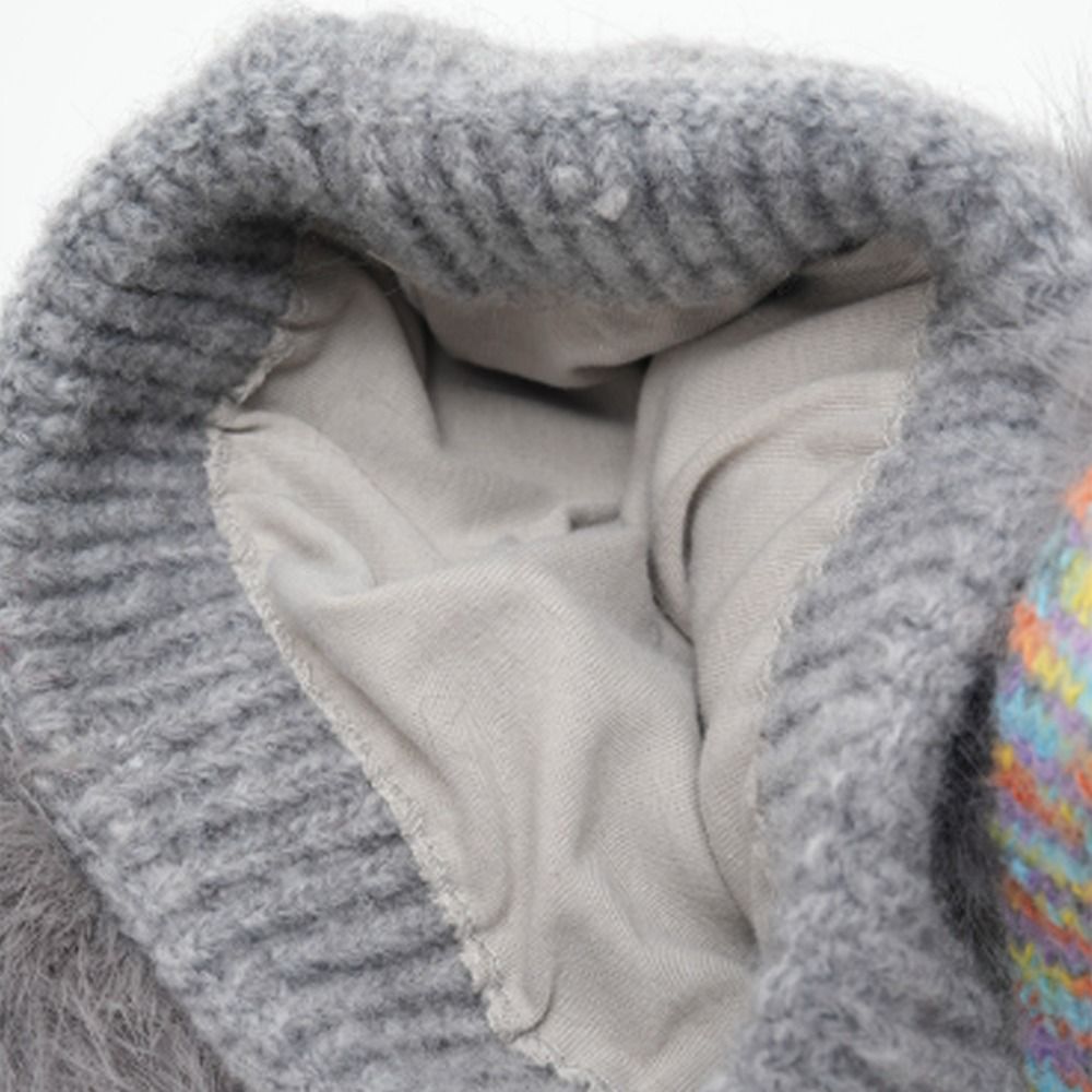 Retro Knit Ear Flap Beanie Cuf - огляд і ціна Beanie Cuffed Knit