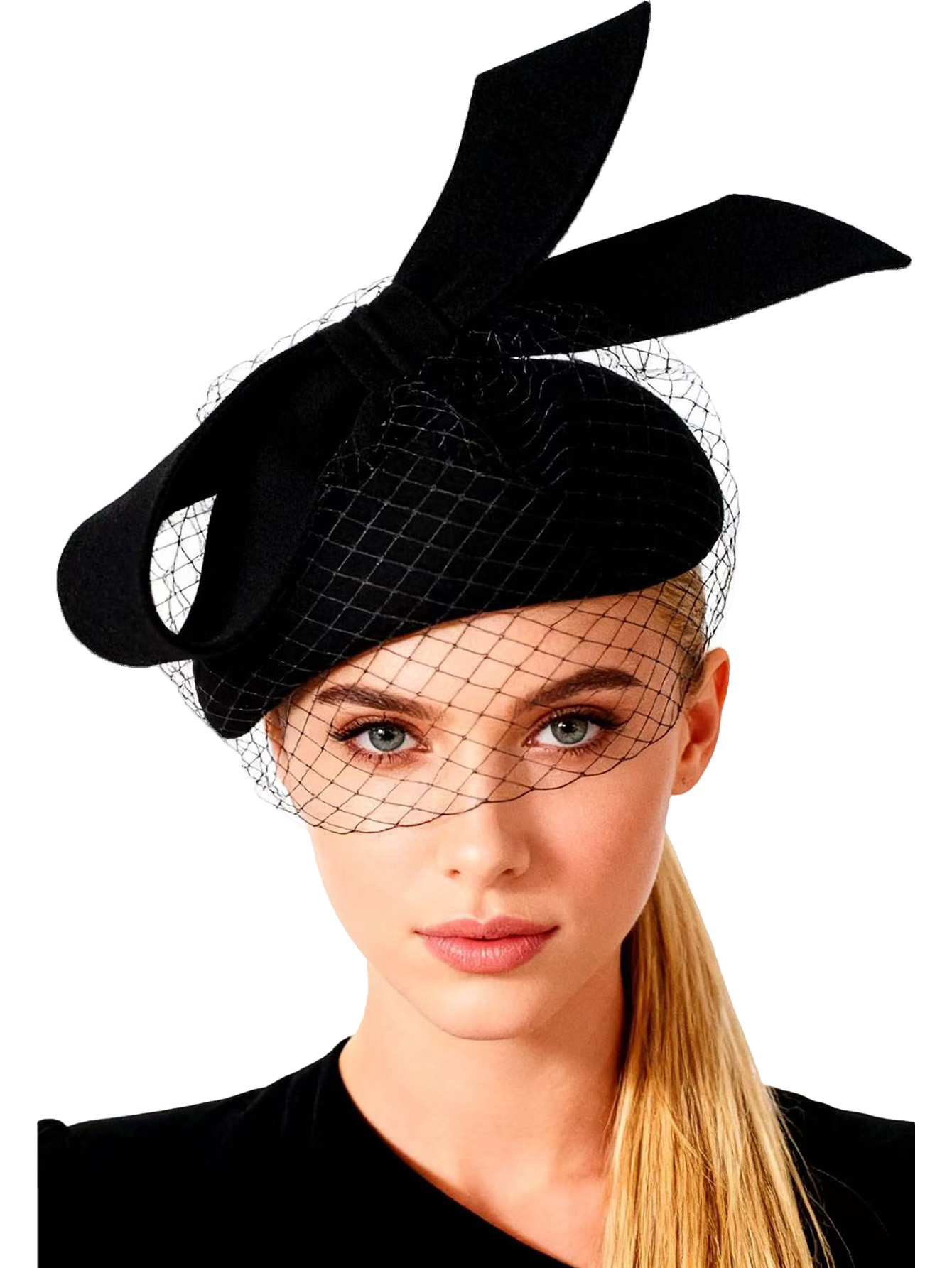 French White Beret Fascinator  - огляд і ціна Beret French Wool