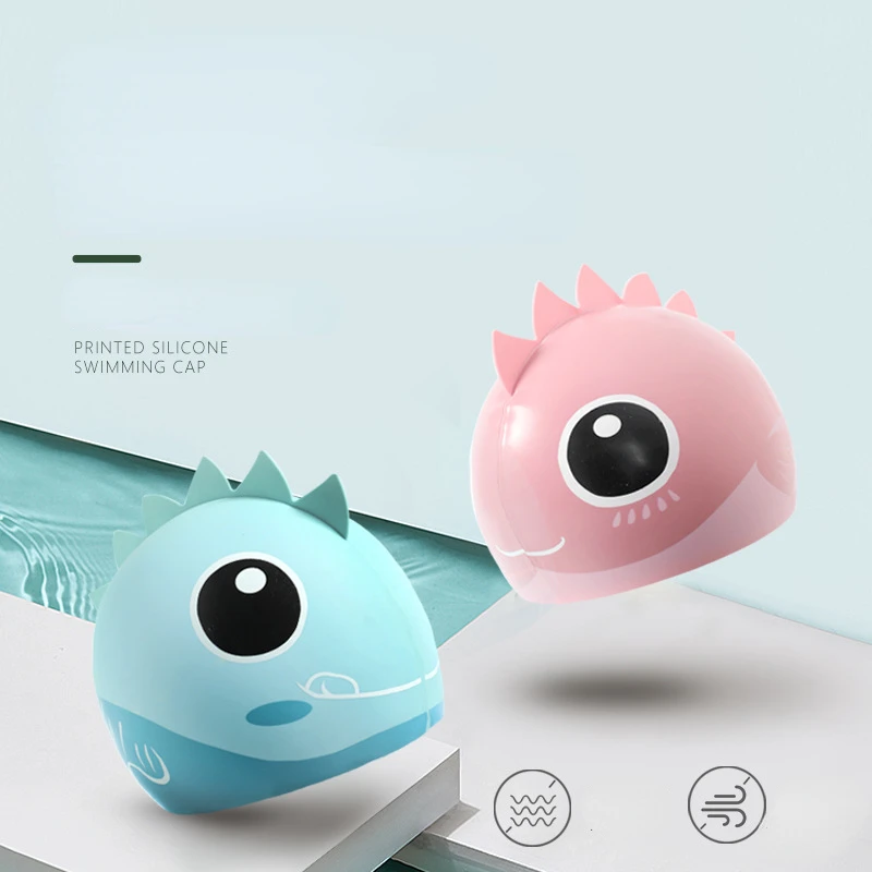 Cartoon Cute Fish Shark Silico - огляд і ціна Swim Hat Silicone