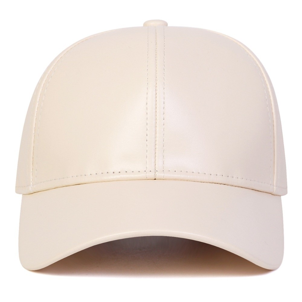 Fashion PU Solid Baseball Cap  - огляд і ціна Baseball Cap Structured