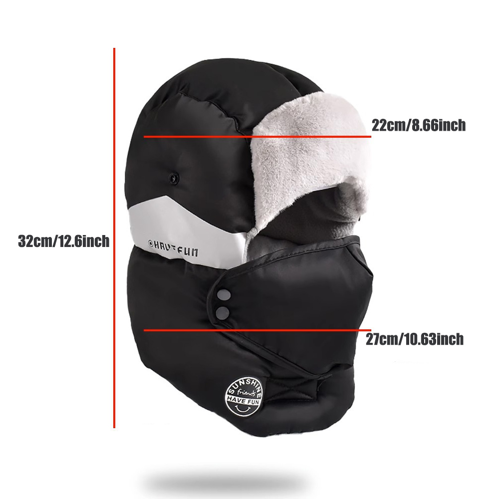 Mens Winter Ski Hat Thickened  - огляд і ціна Winter Trapper Hat