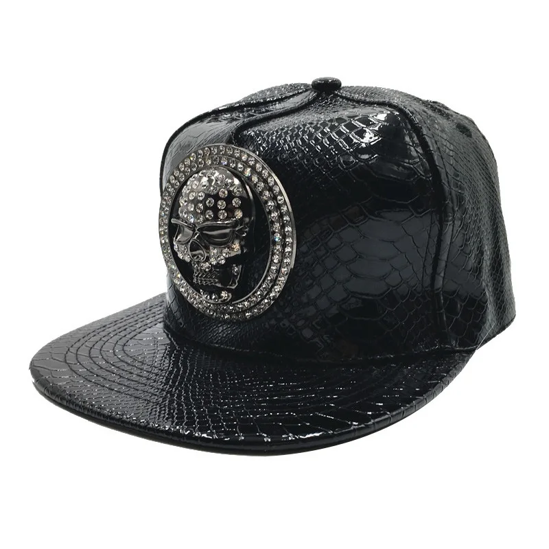 Brand Oohmy Men Women PU Leath - огляд і ціна Snapback Hat Flat