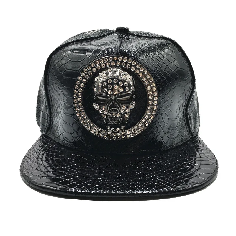 Brand Oohmy Men Women PU Leath - огляд і ціна Snapback Hat Flat